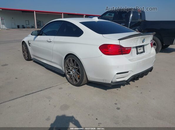 WBS3R9C31HA014324 2017 BMW M4 Белый Задняя левая четверть