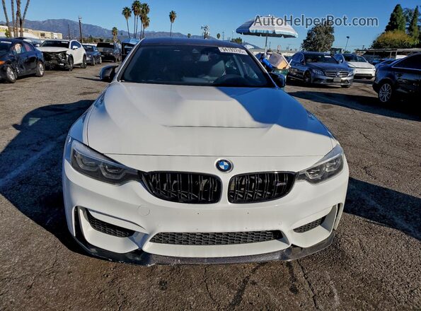 WBS3S7C51KAC09585 2019 BMW M4 Белый Вид спереди