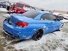 2016 Bmw M4 Синий vin: WBS3U9C50GP969045