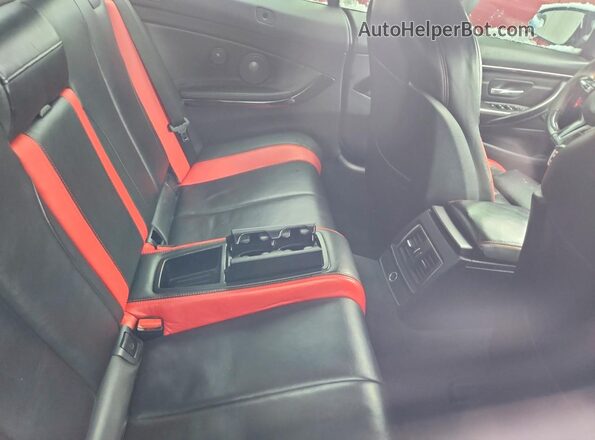 WBS3U9C50GP969045 2016 BMW M4 Синий Вид задних сидений