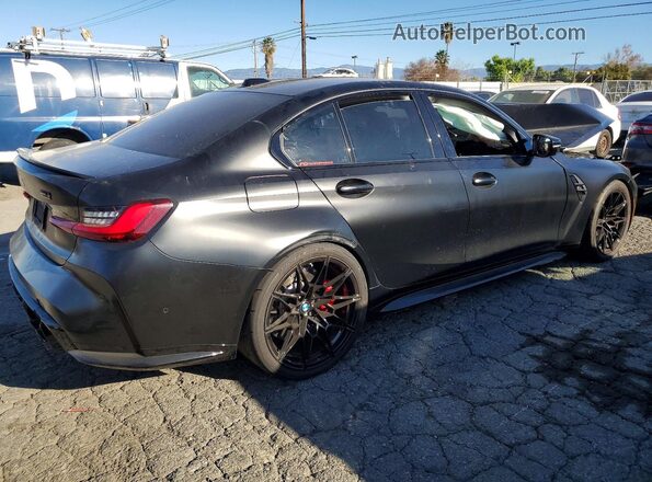 WBS43AY05RFS14505 2024 BMW M3 Black Задня права чверть