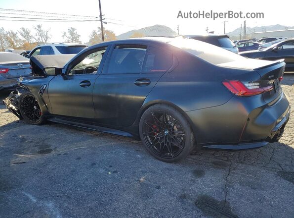 WBS43AY05RFS14505 2024 BMW M3 Black Задня ліва чверть