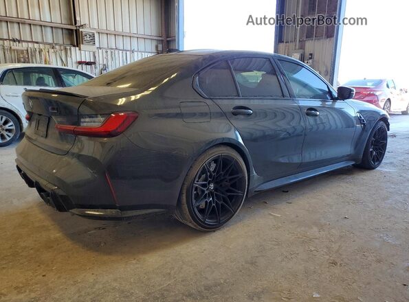 WBS43AY06PFR29631 2023 BMW M3 Gray Задня права чверть