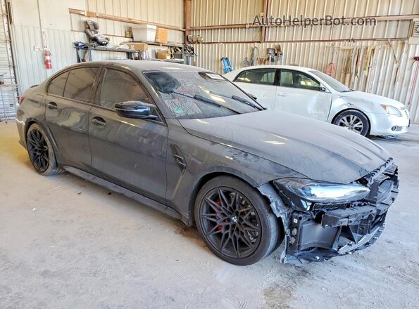 WBS43AY06PFR29631 2023 BMW M3 Gray Передня права чверть