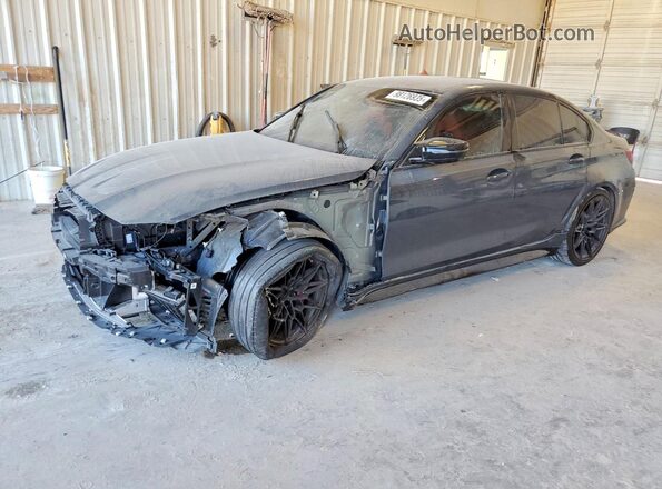 WBS43AY06PFR29631 2023 BMW M3 Gray Передня ліва чверть