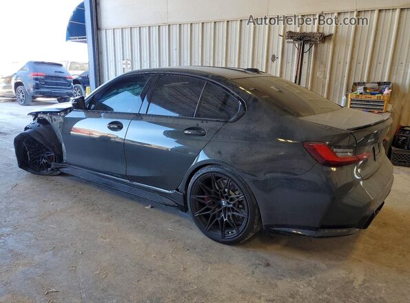 WBS43AY06PFR29631 2023 BMW M3 Gray Задня ліва чверть