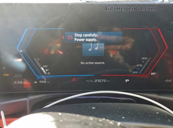 WBS43AY06RFS68363 2024 BMW M3 Black Widok zestawu wskaźników