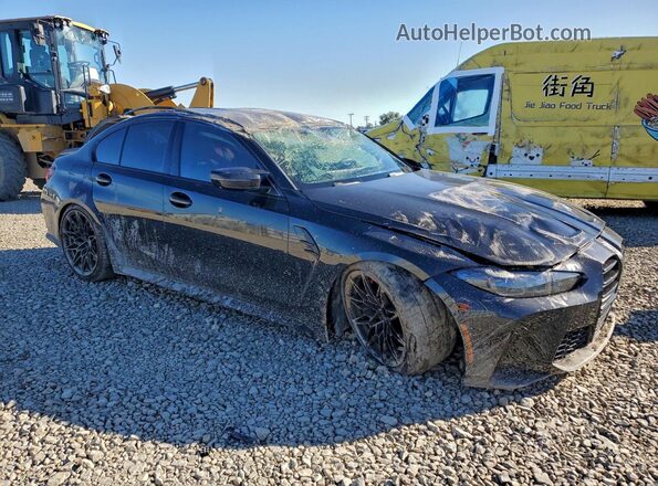 WBS43AY06RFS68363 2024 BMW M3 Black Przód prawy