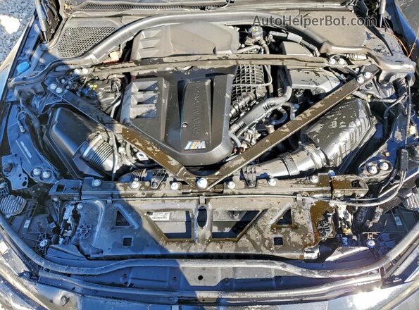 WBS43AY06RFS68363 2024 BMW M3 Black Widok wnętrza z tyłu