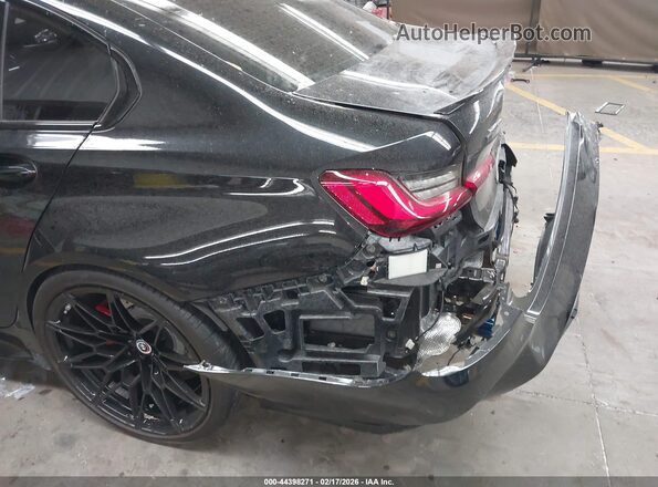 WBS43AY07PFP64494 2023 BMW M3 Black Вид спереду