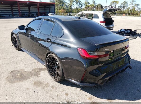 WBS43AY07RFT35312 2024 BMW M3 Black Задня ліва чверть