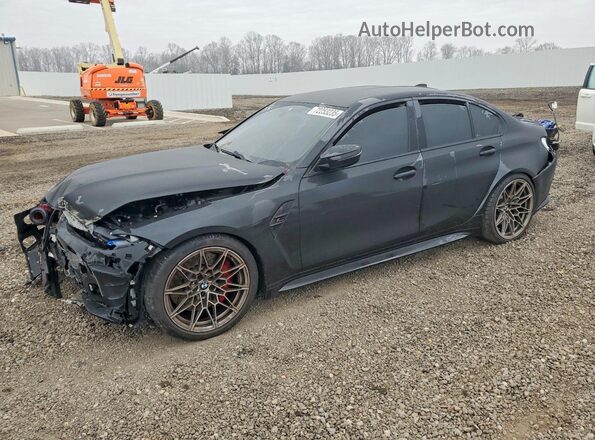 WBS43AY08NFM38006 2022 BMW M3 Black Vista tres cuartos delantera izquierda