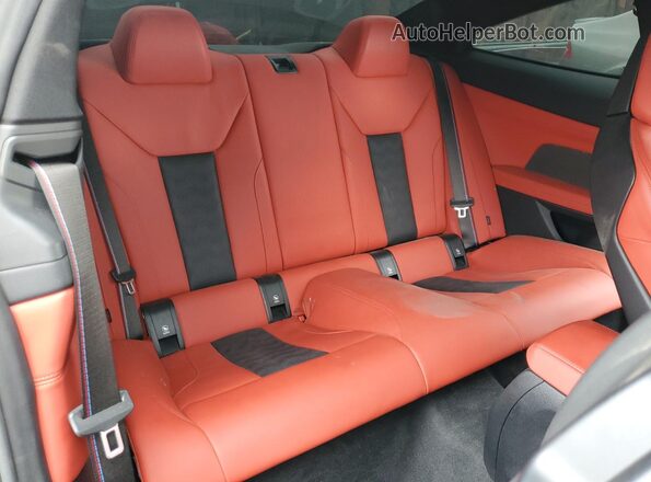WBS43AZ02PCL58509 2023 BMW M4 Black Вид задніх сидінь