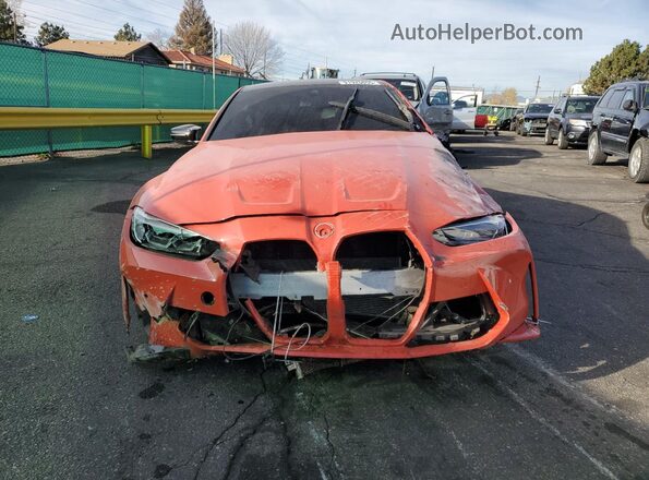 WBS43AZ04NCL08398 2022 BMW M4 Красный Вид спереди