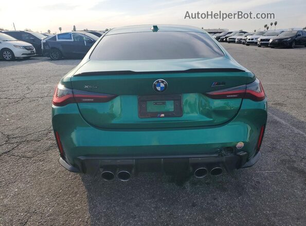 WBS43AZ05RCP50712 2024 BMW M4 Green Widok wnętrza z przodu