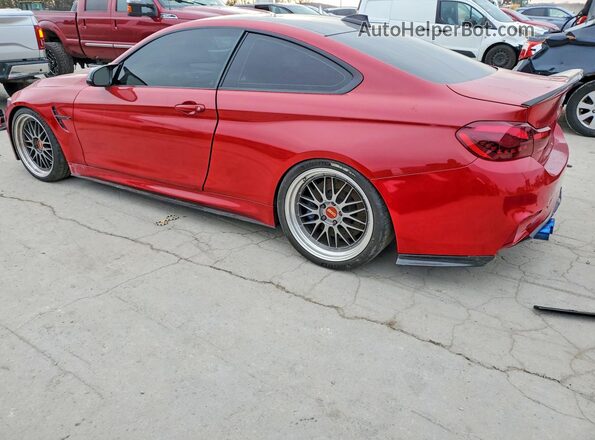 WBS4Y9C05LFJ77020 2020 BMW M4 Красный Задняя левая четверть