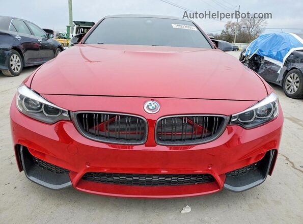 WBS4Y9C05LFJ77020 2020 BMW M4 Красный Вид спереди