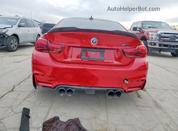 WBS4Y9C05LFJ77020 2020 BMW M4 Красный Вид сзади
