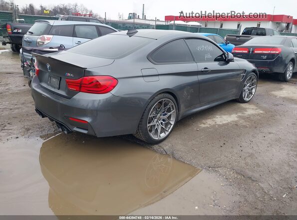 WBS4Y9C50JAC87675 2018 BMW M4 Серый Задняя правая четверть