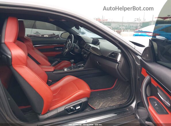 WBS4Y9C50JAC87675 2018 BMW M4 Серый Вид салона спереди
