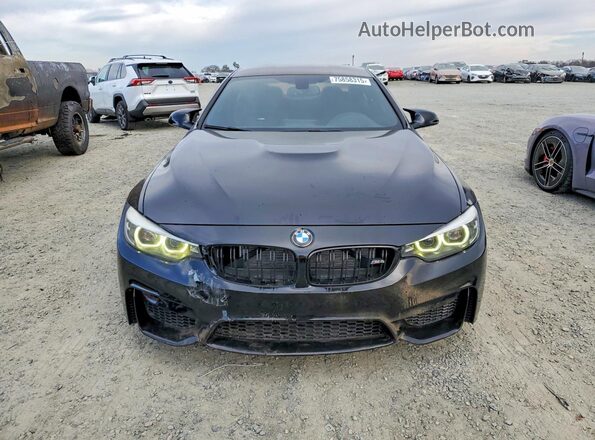 WBS4Y9C5XJAC86775 2018 BMW M4 Черный Вид спереди