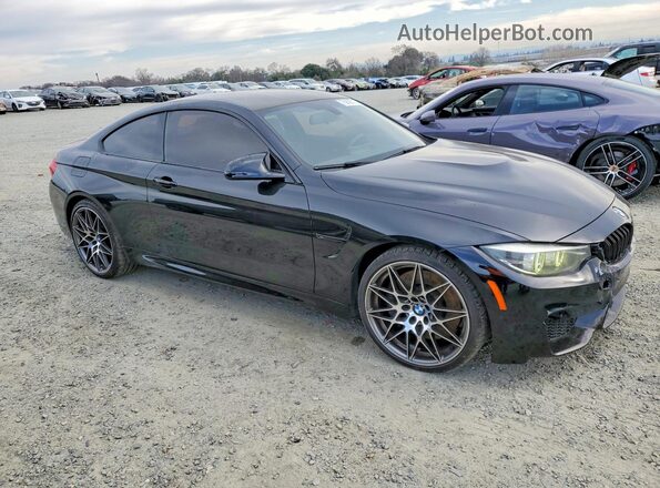 WBS4Y9C5XJAC86775 2018 BMW M4 Черный Передняя правая четверть