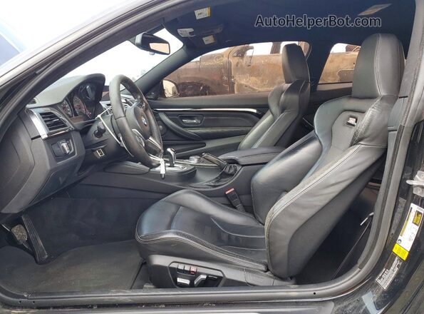 WBS4Y9C5XJAC86775 2018 BMW M4 Черный Вид салона спереди