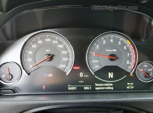 WBS4Y9C5XJAC86775 2018 BMW M4 Черный Вид щитка приборов