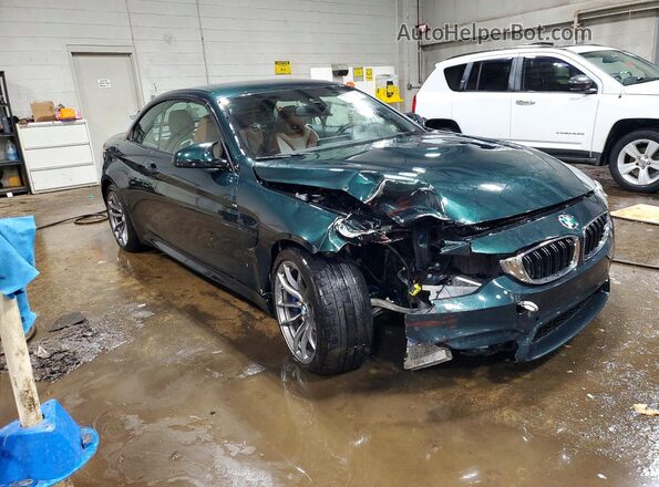 WBS4Z9C08L5P34344 2020 BMW M4 Зеленый Передняя правая четверть