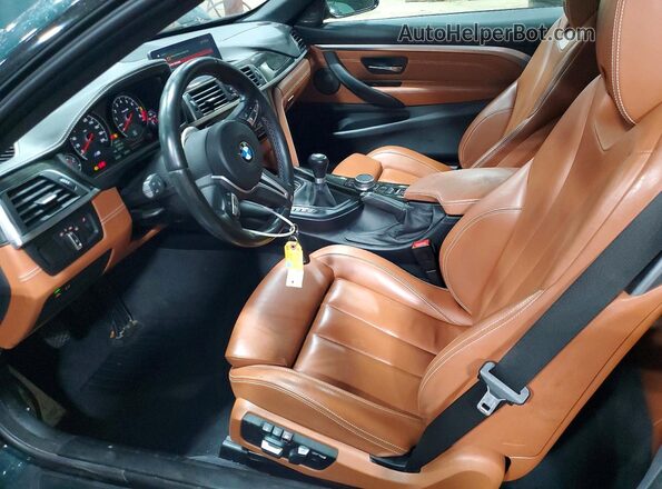 WBS4Z9C08L5P34344 2020 BMW M4 Зеленый Вид салона спереди