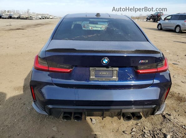 WBS53AY09RFR65899 2024 BMW M3 Blue Vista trasera