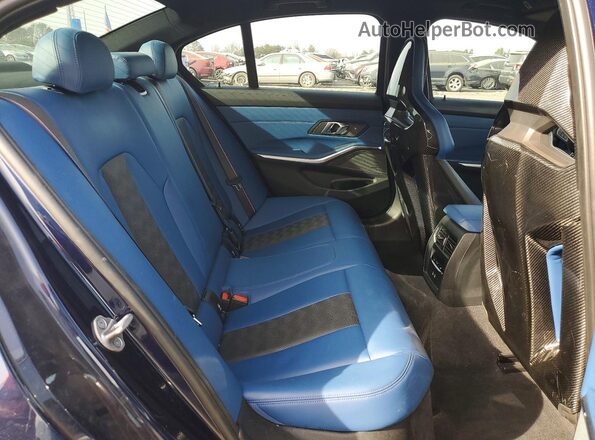 WBS53AY09RFR65899 2024 BMW M3 Blue Vista de los asientos traseros