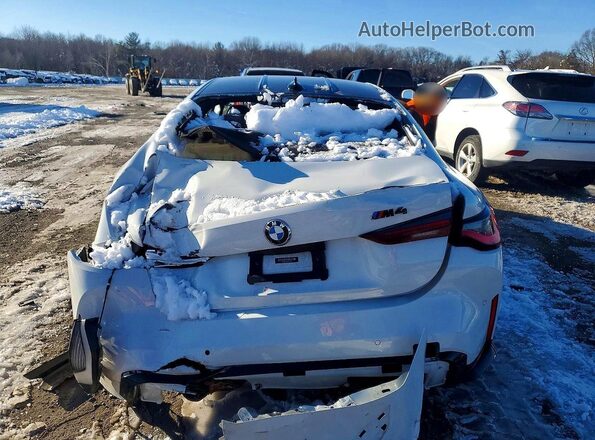 WBS53AZ04MCG92043 2021 BMW M4 White Rear view