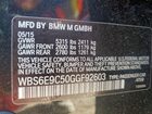 2016 Bmw M6 Gran Coupe Черный vin: WBS6E9C50GGF92603