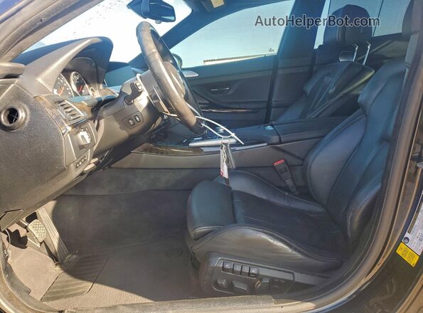 WBS6E9C50GGF92603 2016 BMW M6 Черный Вид салона спереди