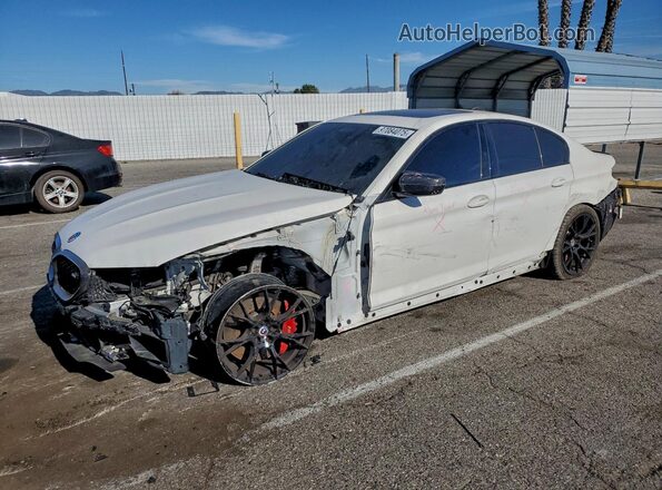 WBS83CH01NCJ40475 2022 BMW M5 Белый Передняя левая четверть