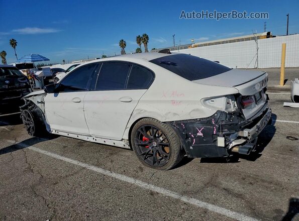 WBS83CH01NCJ40475 2022 BMW M5 Белый Задняя левая четверть