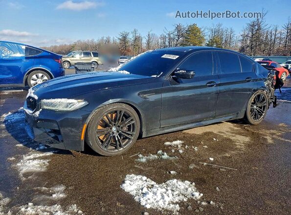 WBS83CH04MCG83482 2021 BMW M5 Черный Передняя левая четверть