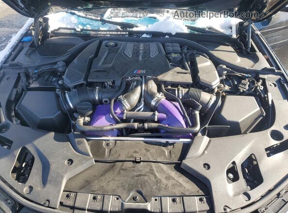WBS83CH04MCG83482 2021 BMW M5 Черный Вид задней части салона