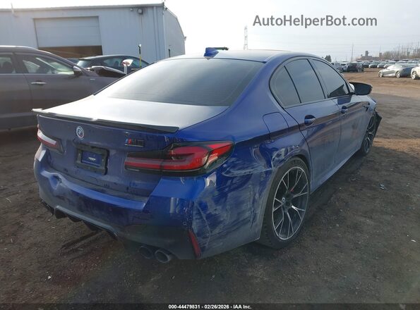 WBS83CH06PCL40075 2023 BMW M5 Синий Задняя правая четверть