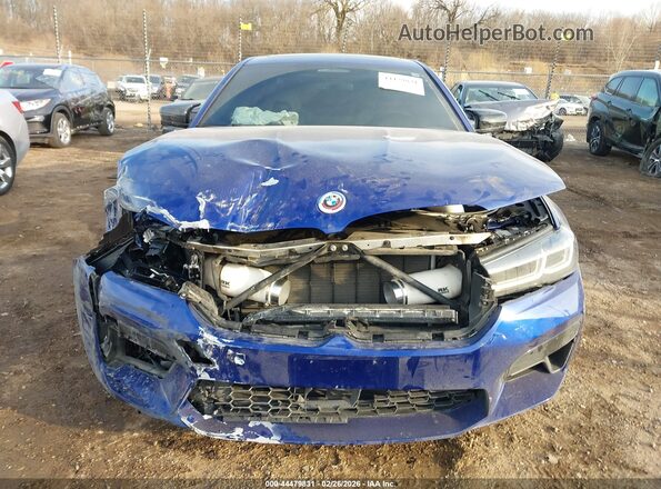 WBS83CH06PCL40075 2023 BMW M5 Синий Вид щитка приборов