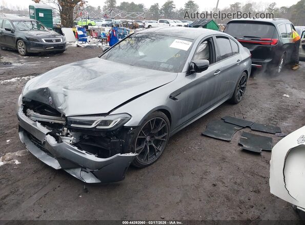 WBS83CH08PCL75474 2023 BMW M5 Серый Передняя левая четверть