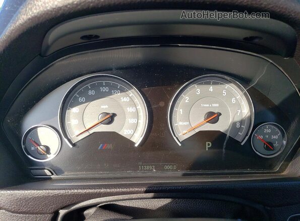 WBS8M9C50G5D31799 2016 BMW M3 Фиолетовый Вид щитка приборов