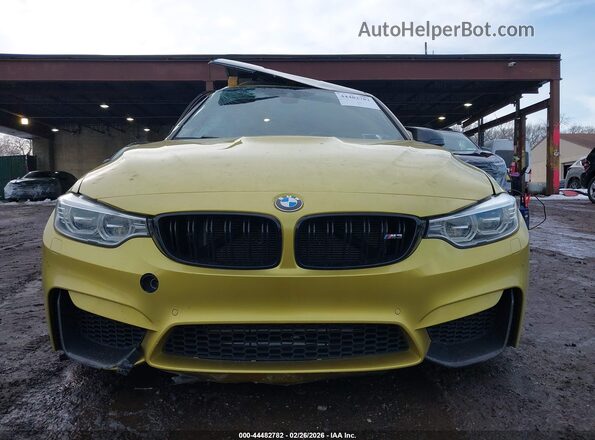 WBS8M9C54G5D30672 2016 BMW M3 Gold Widok wnętrza z tyłu