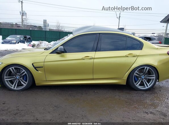 WBS8M9C54G5D30672 2016 BMW M3 Gold 