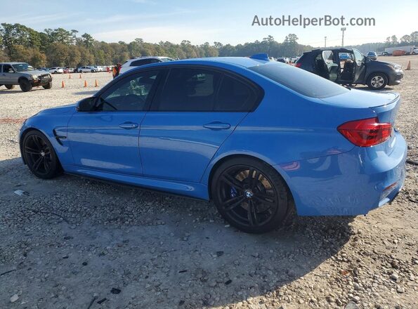 WBS8M9C57J5L01199 2018 BMW M3 Синий Задняя левая четверть