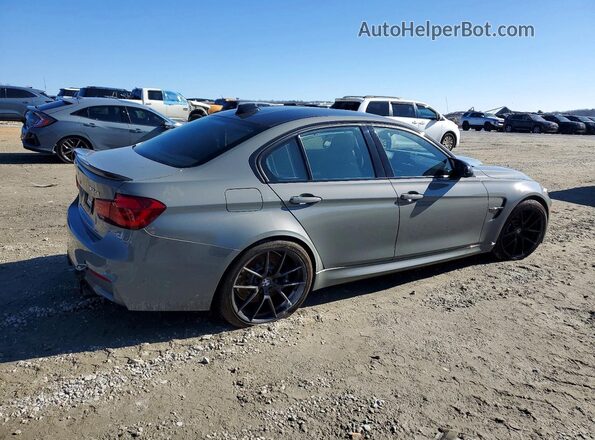 WBS8M9C59J5L00524 2018 BMW M3 Серый Задняя правая четверть