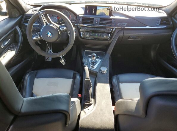 WBS8M9C59J5L00524 2018 BMW M3 Серый Вид панели приборов