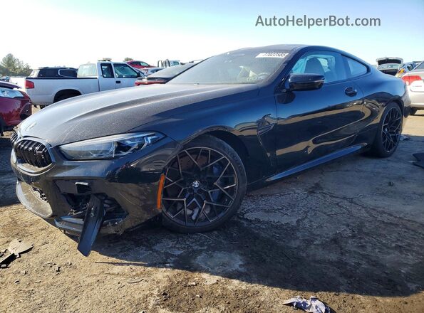 WBSAE0C06LCE17462 2020 BMW M8 Черный Передняя левая четверть