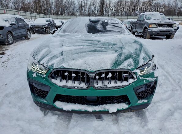 WBSAE0C06PCL70372 2023 BMW M8 Green Widok z przodu